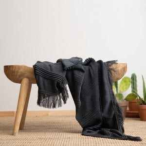 Marilyn blanket – dark gray